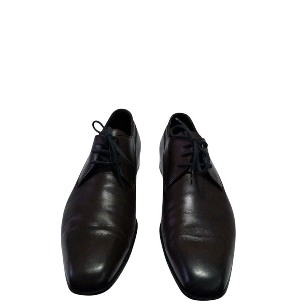 Gucci Lifford Plain Toe Mens 7D  Brown Leather Oxford Dress Shoes Formal Classic - Picture 5 of 6